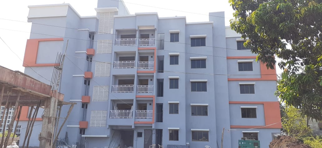 Sai Kutir, Khopoli — slab casting in progress