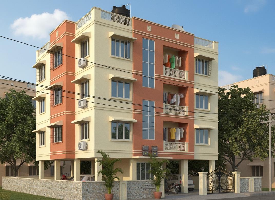 Kalyan Residential, a G+3 building completed in 2011