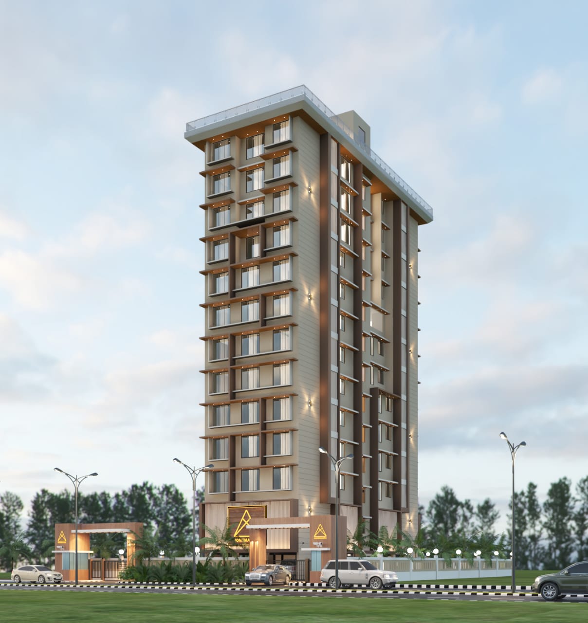 HomeMakers Aradhana G+11 tower render, Chembur