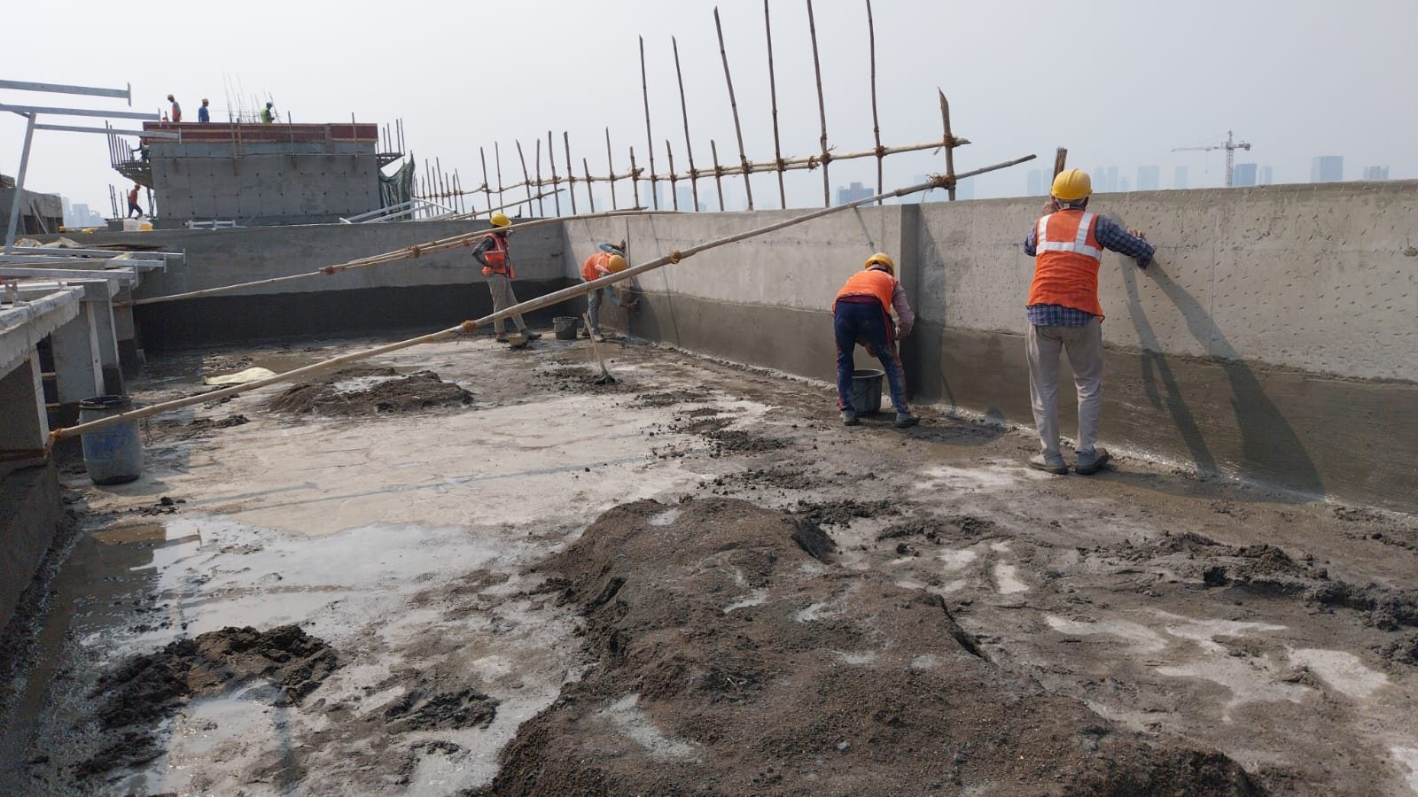 Siddha Sky, Wadala — RCC works at height